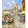 SPANISH STEPS IN SPRINGTIME