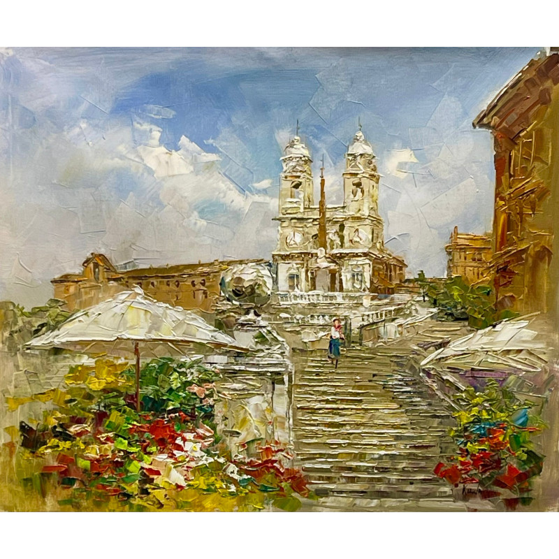 SPRING IN SPANISH STEPS