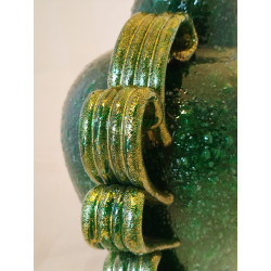 Napoleone Martinuzzi – Venini, Murano Glass Vase with Gold Leaf, circa 1938