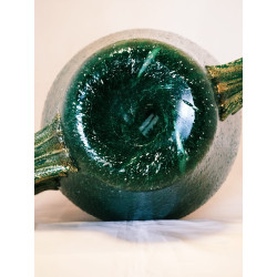 Napoleone Martinuzzi – Venini, Murano Glass Vase with Gold Leaf, circa 1938